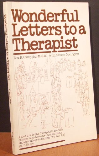 Beispielbild fr Wonderful Letters to a Therapist zum Verkauf von Better World Books