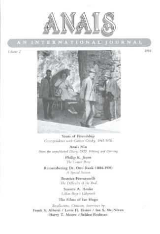 Stock image for Anais: An International Journal (2) for sale by First Landing Books & Arts