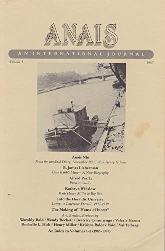 Anais An International Journal: Vol. 5, 1987 (9780961123840) by Stuhlmann, Gunther