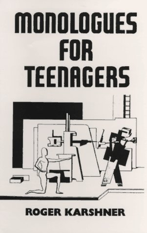 Beispielbild fr Monologues for Teenagers zum Verkauf von Wonder Book
