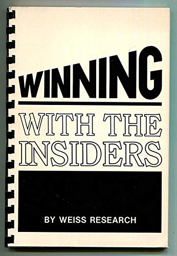 Stock image for Winning with the Insiders (Weiss Research) for sale by dsmbooks