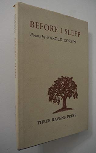 9780961330309: Before I Sleep : Poems