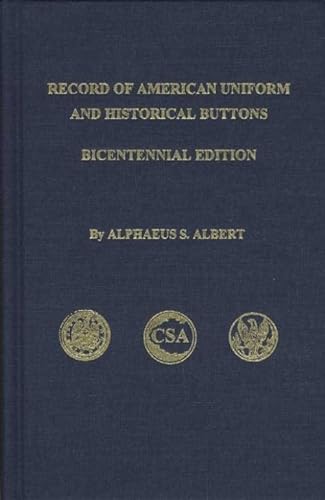 9780961358174: Record of American Uniform and Historical Buttons