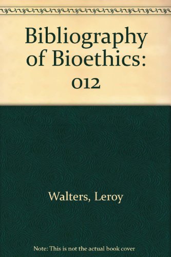 9780961444822: Bibliography of Bioethics