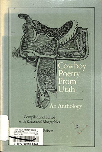 Stock image for Cowboy Poetry from Utah: An Anthology for sale by ThriftBooks-Dallas