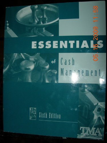 Imagen de archivo de Essentials of Cash Management a la venta por Better World Books