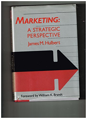Stock image for Marketing : A Strategic Perspective for sale by Better World Books
