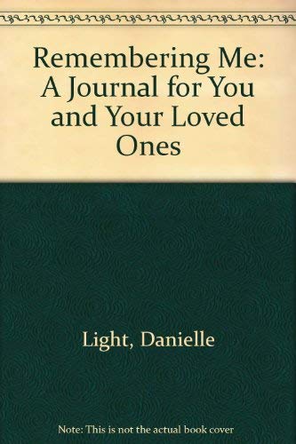 Stock image for Remembering Me: A Journal for You and Your Loved Ones for sale by Stefan's Book Odyssey