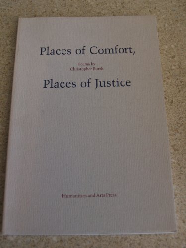 9780961683511: Places of comfort, places of justice: Poems