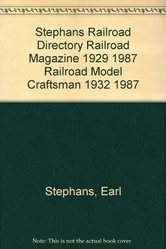 STEPHANS' RAILROAD DIRECTORY. Vol. 2, Railroad Model Craftsmen