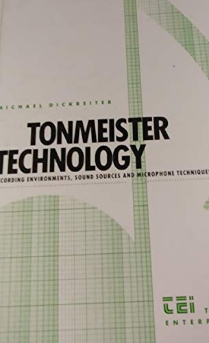 9780961720001: Tonmeister Technology: Recording Environments, Sound Sources, and Microphone Techniques