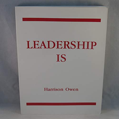 Stock image for Leadership Is for sale by Eatons Books and Crafts