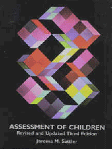 Beispielbild fr Assessment of Children zum Verkauf von Better World Books