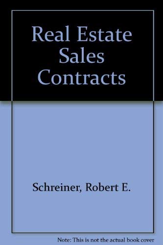 Stock image for Real Estate Sales Contracts for sale by -OnTimeBooks-