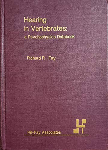 Beispielbild fr Hearing in Vertebrates: A Psychophysics Databook zum Verkauf von Buchpark