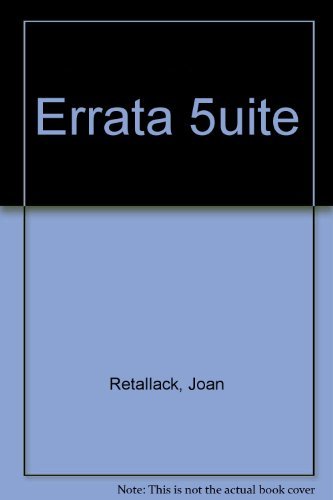 Stock image for Errata 5uite for sale by ERIC CHAIM KLINE, BOOKSELLER (ABAA ILAB)