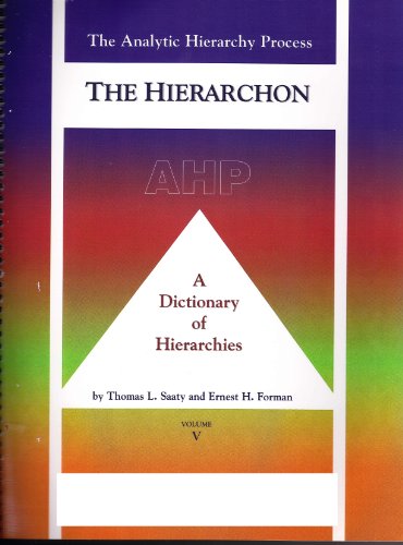 Imagen de archivo de The Hierarchon: A Dictionary of Hierarchies: Vol 5 a la venta por Revaluation Books