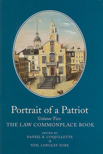 Beispielbild fr Portrait of a Patriot, 1: The Major Political and Legal Papers of Josiah Quincy Junior zum Verkauf von ThriftBooks-Dallas