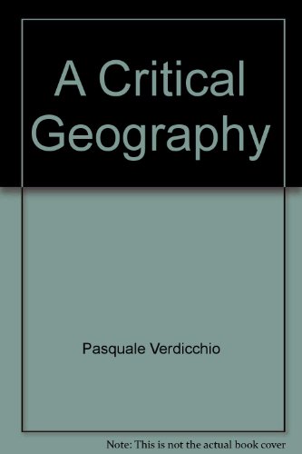 Imagen de archivo de A Critical Geography a la venta por The Calico Cat Bookshop