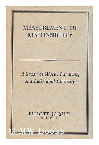 9780962107085: Measurement Of Responsibility