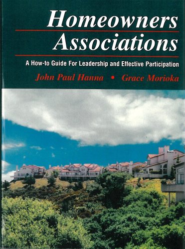 9780962109317: Homeowners Associations: A How to Guide for Leadership and Effective Participation