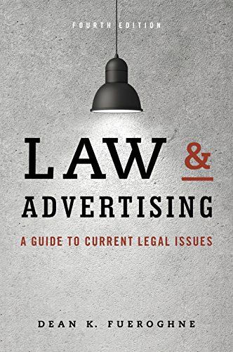 Imagen de archivo de Law & Advertising: Current Legal Issues for Agencies, Advertisers and Attorneys a la venta por Decluttr