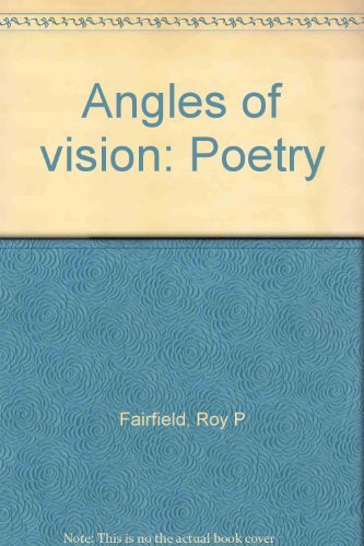 Stock image for Angels of Vision, Poetry - SIGNED for sale by UHR Books