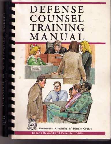9780962198953: Defense Counsel Training Manual