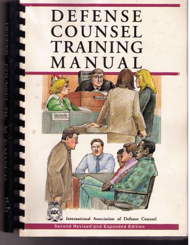 9780962198953: Defense counsel training manual