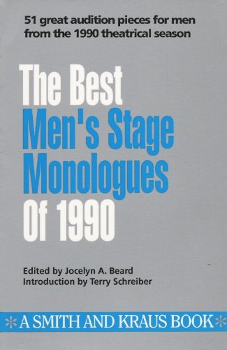 9780962272226: The Best Men's Stage Monologues of 1990