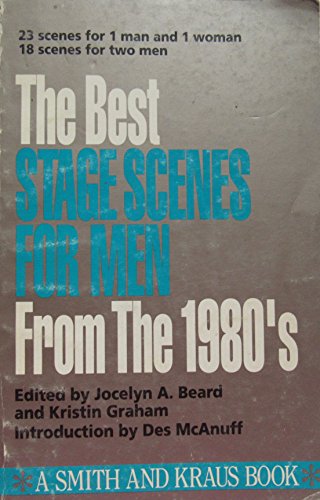 9780962272288: Best Stage Scenes for Men from the 1980's (Scene Study Series)