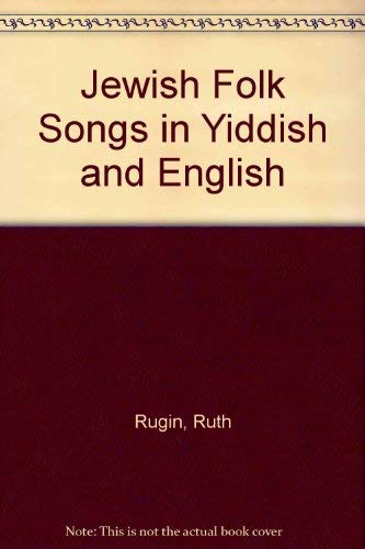 Stock image for Jewish Folk Songs in Yiddish and English for sale by HPB-Diamond