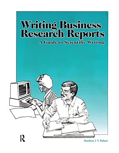 Stock image for Writing Business Research Reports for sale by Blackwell's