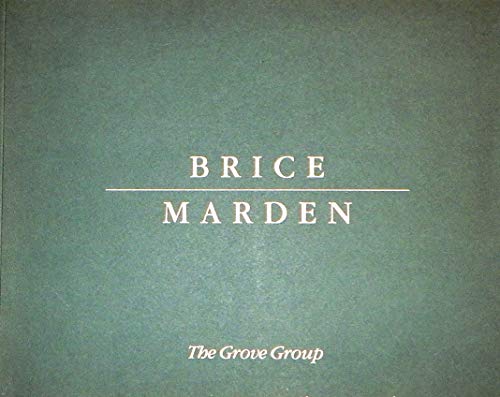 Stock image for Brice Marden: The Grove Group for sale by Hennessey + Ingalls