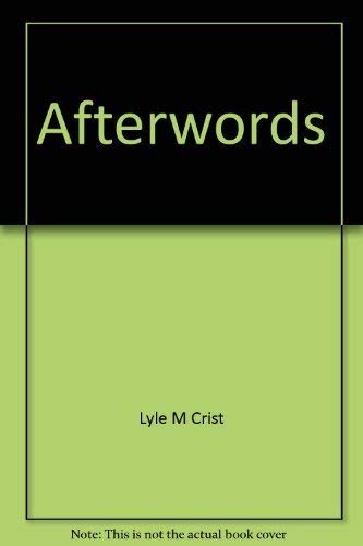 Imagen de archivo de Afterwords a la venta por M & M Books