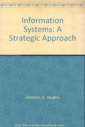 Stock image for Information Systems: A Strategic Approach for sale by HPB-Red
