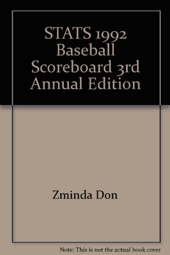 STATS 1992 Baseball Scoreboard 3rd Annual Edition (9780962558146) by [???]