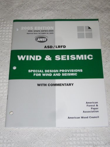 Beispielbild fr Special Design Provisions for Wind and Seismic-ASD/LRFD 2005 zum Verkauf von SecondSale