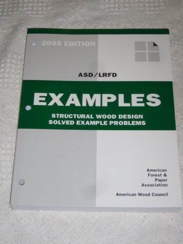Imagen de archivo de Structural Wood Design Solved Example Problems-ASD/LRFD a la venta por ThriftBooks-Dallas