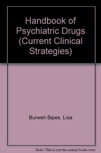 Beispielbild fr Handbook of Psychiatric Drugs zum Verkauf von Top Notch Books