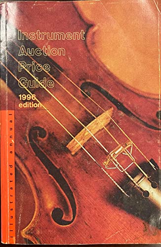 Imagen de archivo de Musical Instrument Auction Price Guide 1996 a la venta por HPB-Ruby