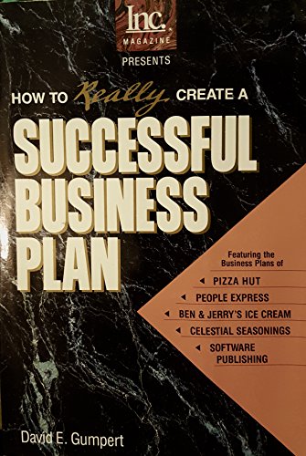 Imagen de archivo de How to Really Create a Successful Business Plan a la venta por BookHolders
