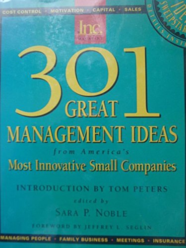 9780962614651: Title: Three Hundred One Great Management Ideas from Amer