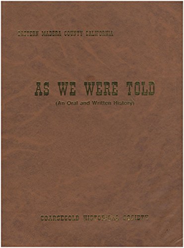 Stock image for As we were told for sale by dsmbooks