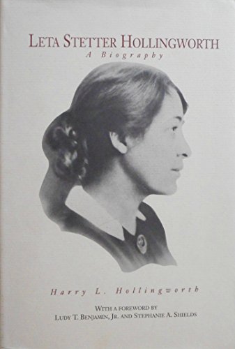 Stock image for Leta Stetter Hollingworth: A Biography for sale by Front Cover Books