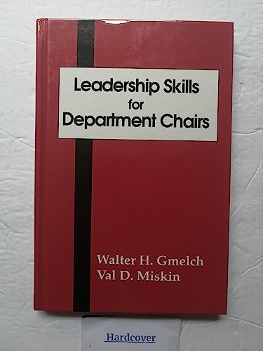 Imagen de archivo de Leadership Skills for Department Chairs a la venta por Better World Books