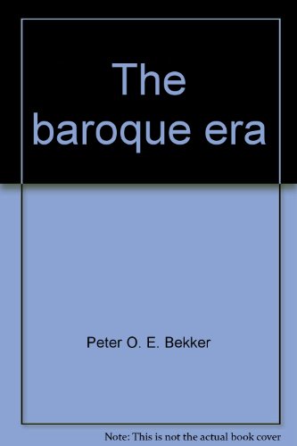 Imagen de archivo de The baroque era (The life, times & music series) a la venta por Wonder Book