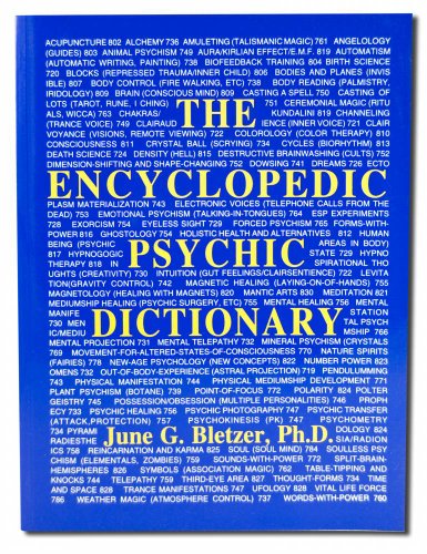 Beispielbild fr The Encyclopedic Psychic Dictionary zum Verkauf von Front Cover Books