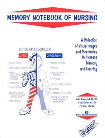 Stock image for Memory Notebook of Nursing: A Collection of Visual Images and Mnemonics to Increase Memory and Learning for sale by Front Cover Books