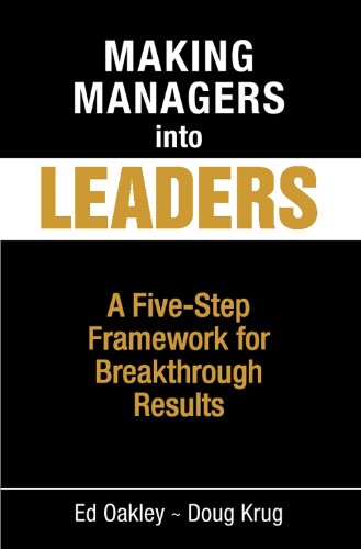 Beispielbild fr Making Managers into Leaders: A Five Step Framework for Breakthrough Results zum Verkauf von Wonder Book